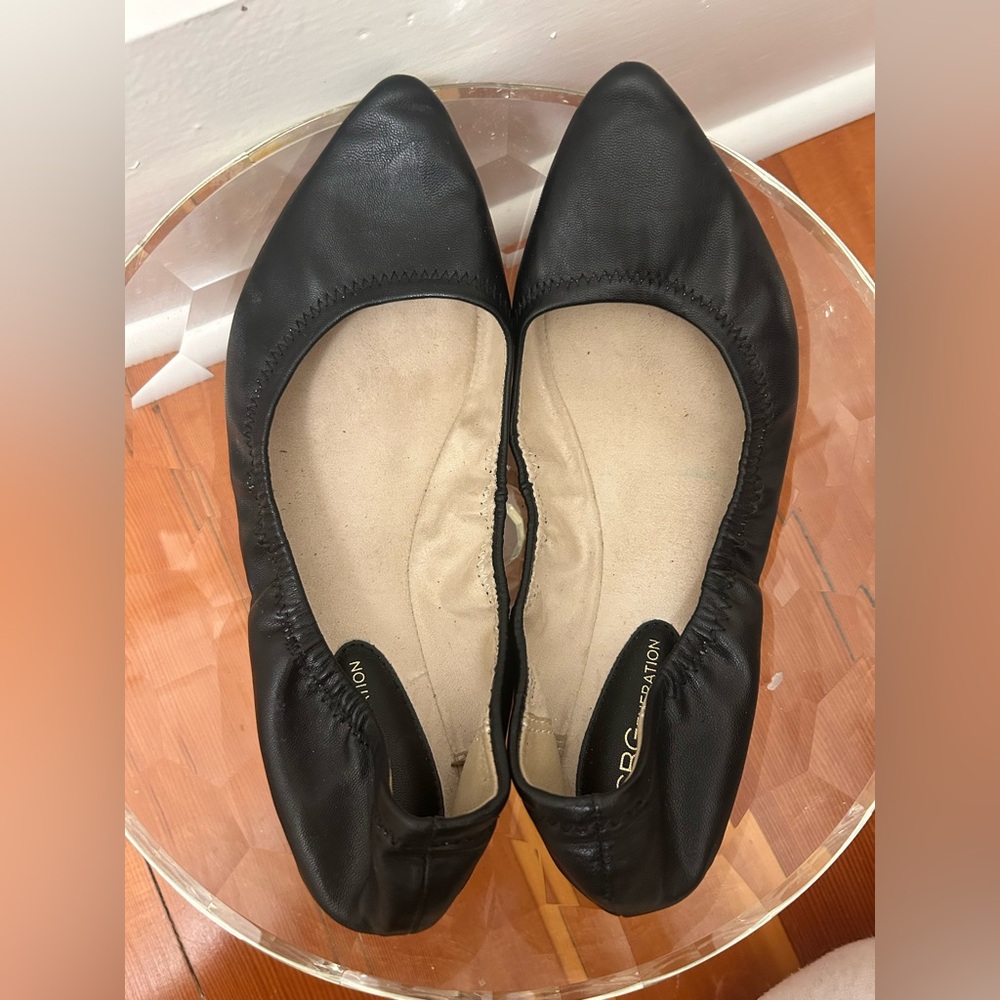 BCBG leather flats size 8
